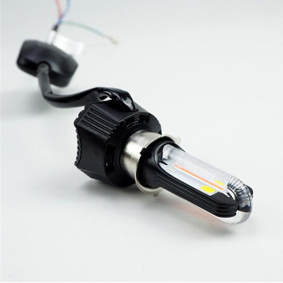 

40W 4000LM Motorcycle Daul Color U-shaped LED Head Light Hi/Lo Beam DRL Foglight
