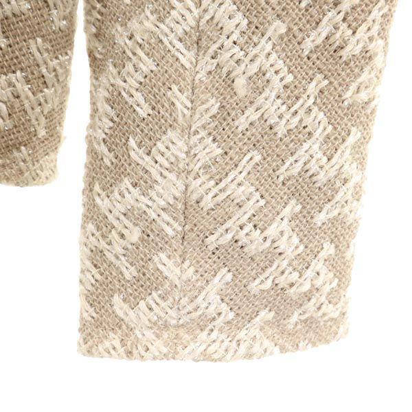 Marni Hergestellt in Italien Leinenmischung Keine Farbe Jacke 42 Greige Damen Gebraucht