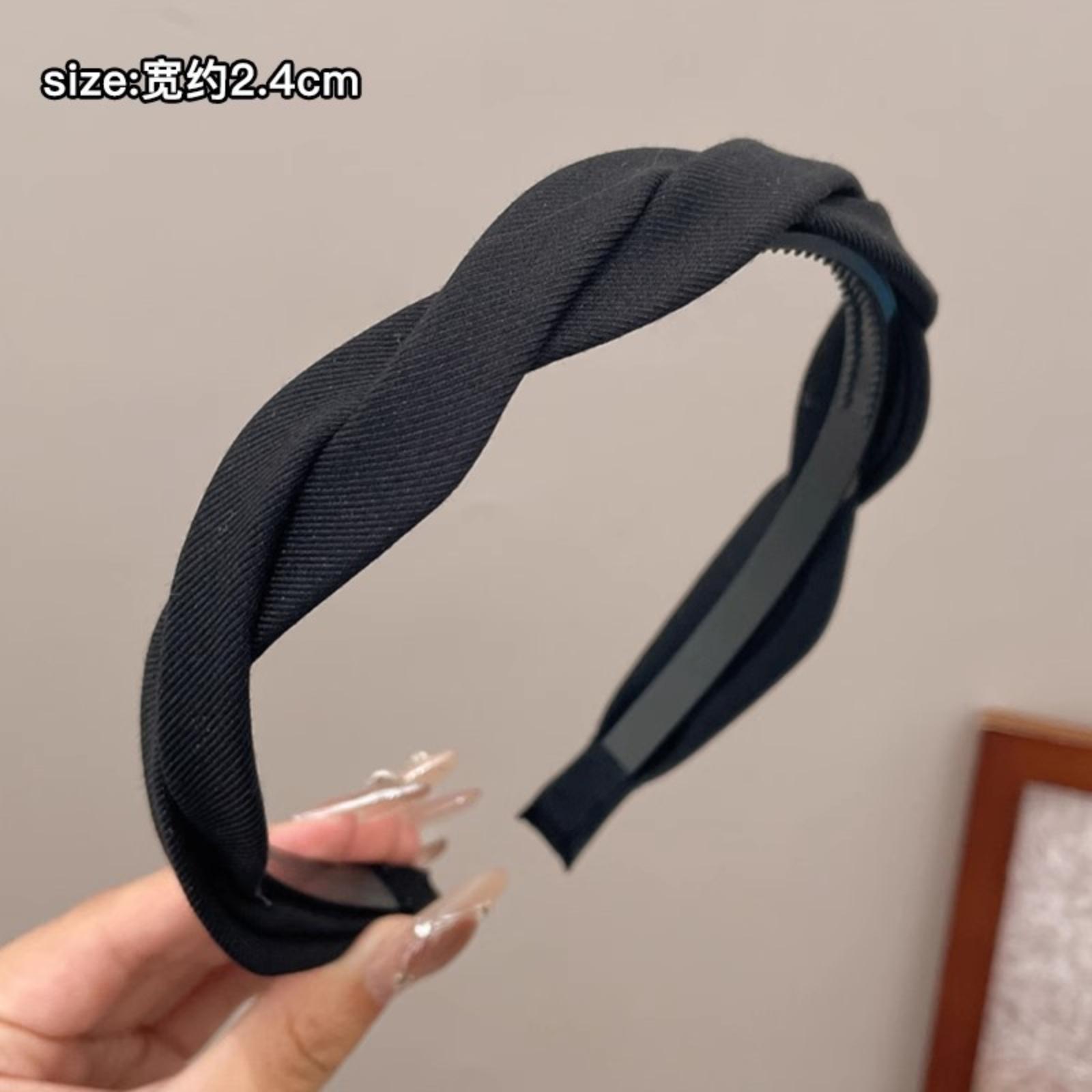 

Non- Toothed Headband For Pressing Bangs And Broken Hair, Black And Brown Face Washing Hair Accessories For Women One Size зелёный