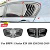 For BMW 1 Series F20 118i 120i 2011- Car Rear Window Louver Trim Cover Rear Shutter Side Triangular Body Kit Car Accessories