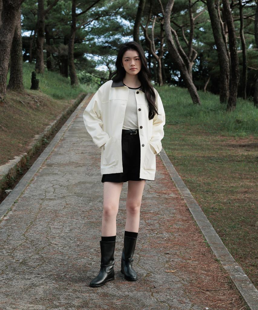 Deheve Collar Point Work Jacket [Ivory]