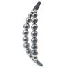 Female Labia Clip Massager Chastity Pants Stainless Steel Pull Beads Couple Passion Auxiliary Climax Assisted Adult Toys
