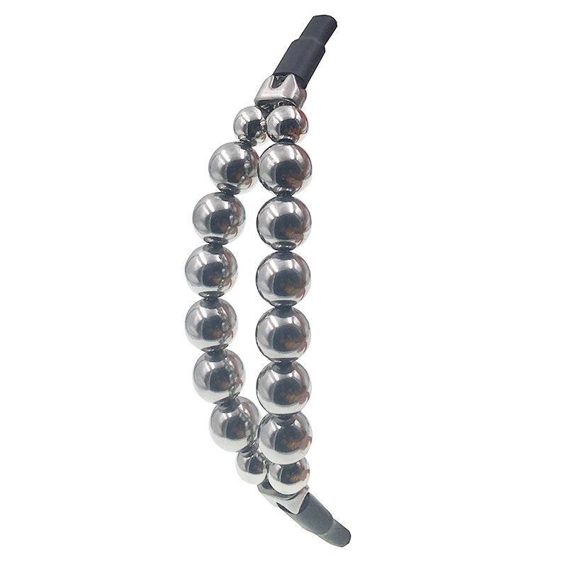 Female Labia Clip Massager Chastity Pants Stainless Steel Pull Beads Couple Passion Auxiliary Climax Assisted Adult Toys