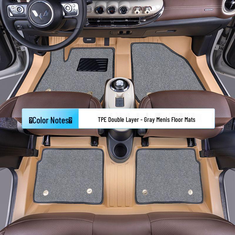 Wuling Bingo TPE Floor Mats - Premium & Lightweight, Original Color, Wear-Resistant, Non-Slip