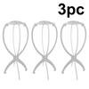 1-11pc Folding Wig Stand Adjustable Plastic Hat Display Stand Portable Fashion Model Wig Cap Holder FHome Salon Travel Use