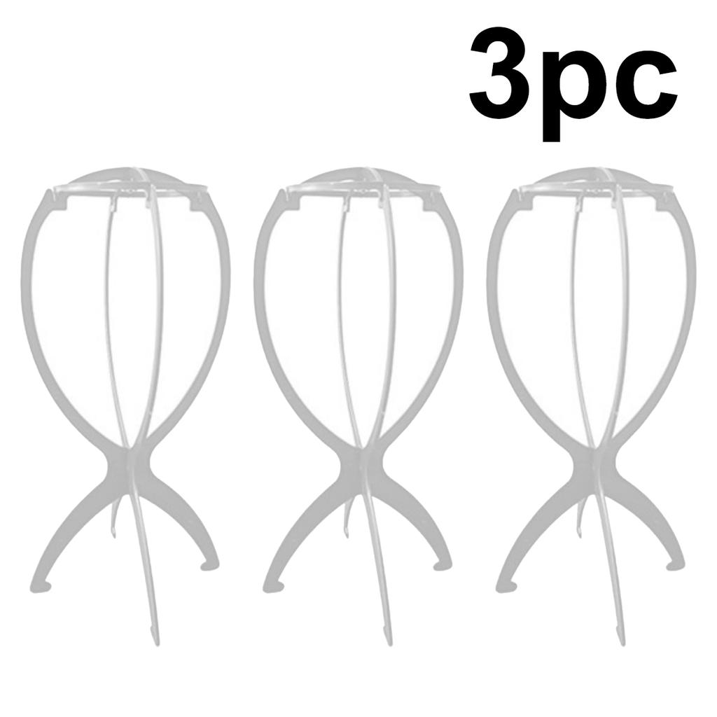 1-11pc Folding Wig Stand Adjustable Plastic Hat Display Stand Portable Fashion Model Wig Cap Holder FHome Salon Travel Use