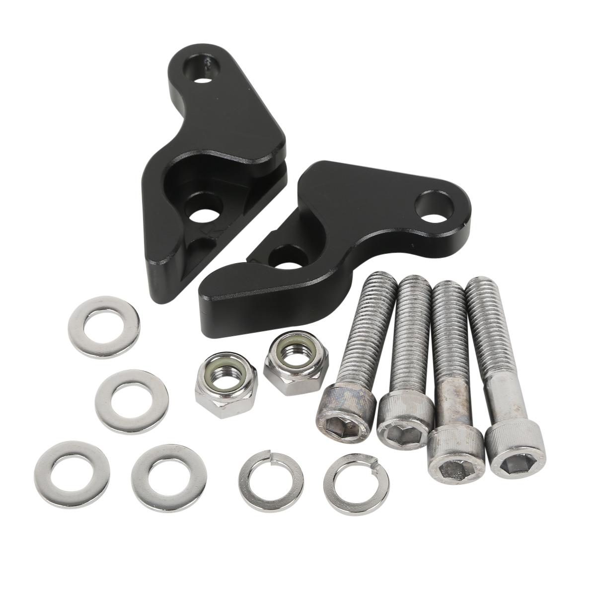 

Motorcycle 1 Rear Shock Lowering Kit For Harley VRSC V-ROD VROD 2002-2017 2016 2015 2014 2013 Chrome/Black чёрный