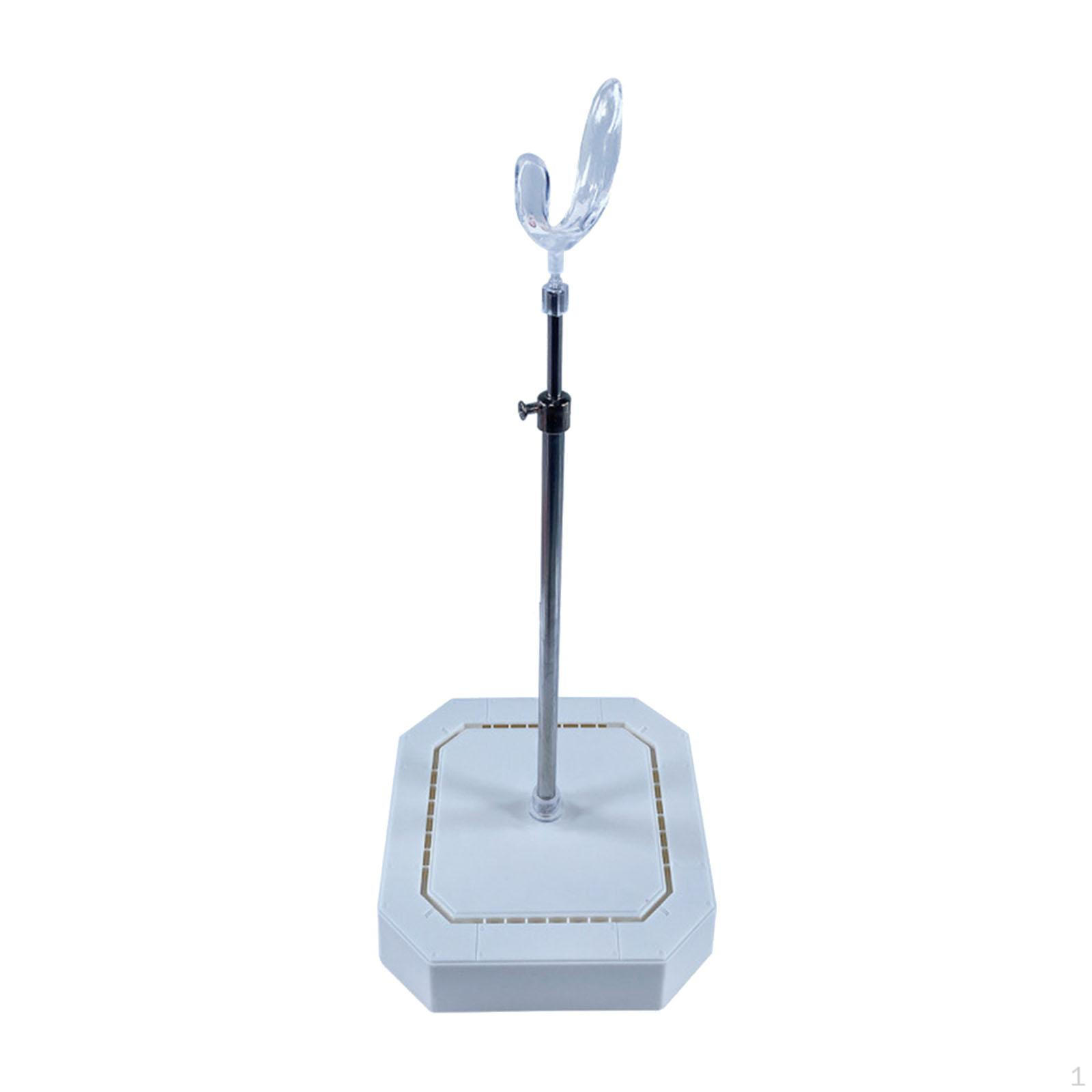 

Adjustable Doll Display Stand, PP Metal Accessories, Stable, Suitable for Collectors, Home Use, белый