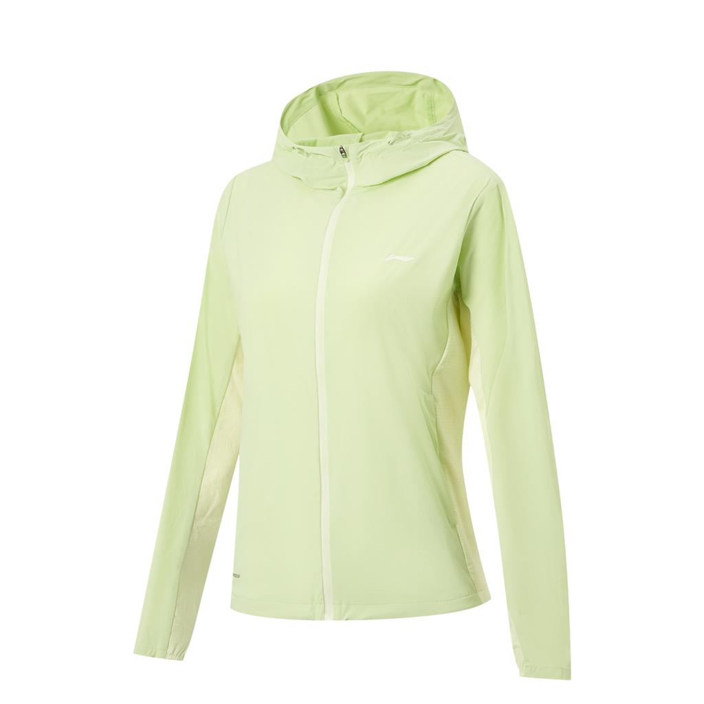 Li-Ning Quick-Dry Cool UV-Resistant Hooded Sun Protection Jacket Women outerwear AFDW454-4