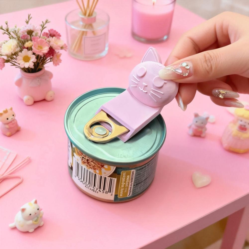 Canned Beverages Opener , Suitable for Cat/Dog Food Cans, Also for Nail Artists, Food Can Opener