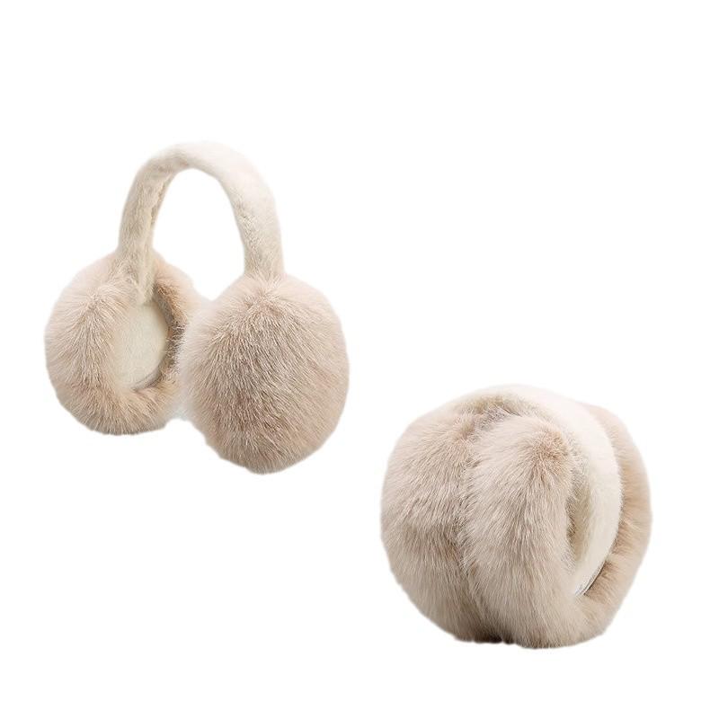 Cozy Velvet Ear Protection: Unisex Foldable Winter Earmuffs