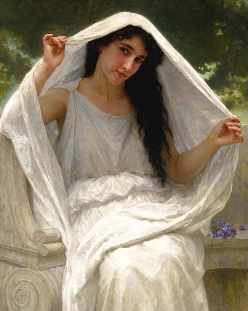 Künstler William Bouguereau Berühmte Klassische Porträts Vintage Kunstwerk Poster Leinwandgemälde Wandkunst Bilder Heimdekor