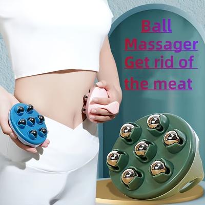 Seven Full Body Massager Roller Massage Rubs Abdomen Belly Rolling Ball Manual Dredging Meridians Slimming Leg Massager