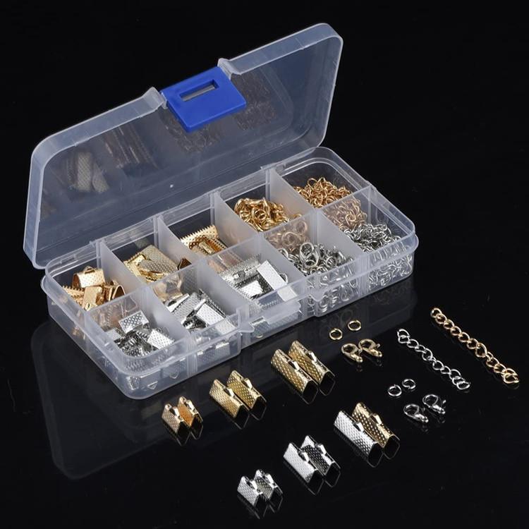 Horse Buckle, Lobster Buckle, Opening Ring, Extension Chain Diy Jewelry Accessories Combination Set, Rope Fixing Clip Buckle