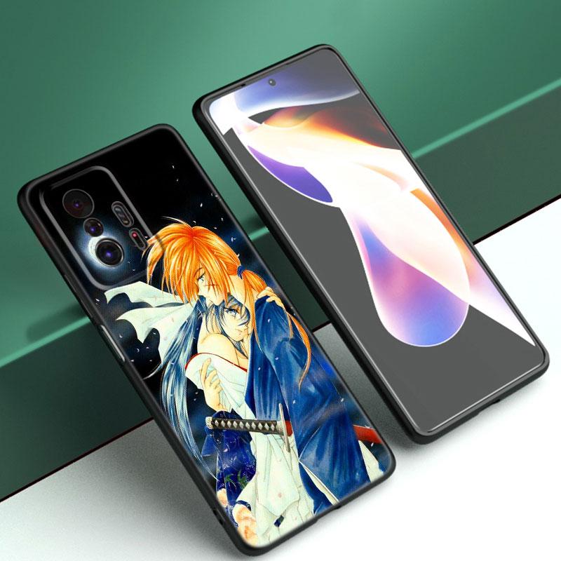 Rurouni Kenshin Anime Black Phone Case For Xiaomi Mi 9 SE 8 10 10T 11 12 13 Lite 9T 11T 12S 12T 13T 14 Pro 5G NE 11i 12X