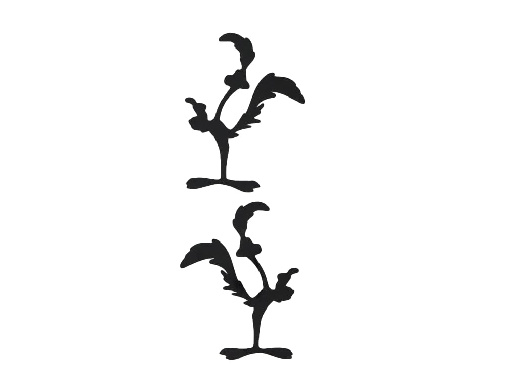 

Cutting Stickers Road Runner Silhouette Left & Right Set Matte Black чёрный