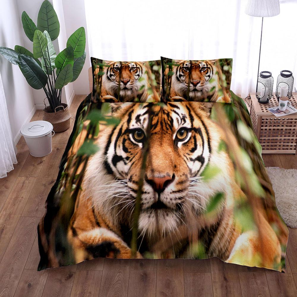 

Комплект постельного белья Wild 3D Beast King Queen Double Full Twin Single Size EU single(135x200cm)