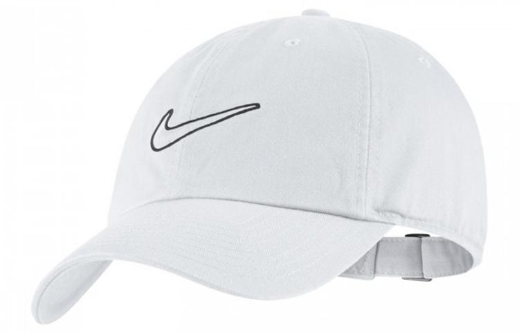 Nike Cotton Baseball Caps Unisex White White|F|Basic Packaging-Box Not Included