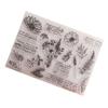 Background Silicone Stamps for Card Making, Embossing, Scrapbooking Embellishments, Clear Stamping Tool