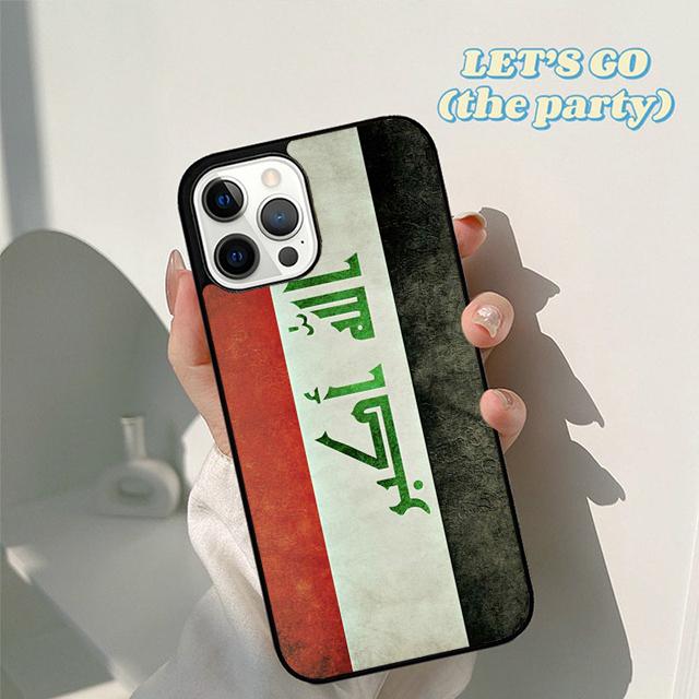 Autumu Iraqi Iraq National Flag Phone Case Cover for iPhone 17 Air 16 16e 15 12 11 13 14 Pro Max Apple Plus Coque