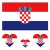 Temporary Face Tattoos Set Argentina Flag Design Soccer Fan Accessories for Sports Events Bar Parties Match Day Decoration