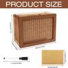 Reusable Coin Tray Storage Case Wooden Money Storage Bank Crafts Money Saving Box  Children Gifts