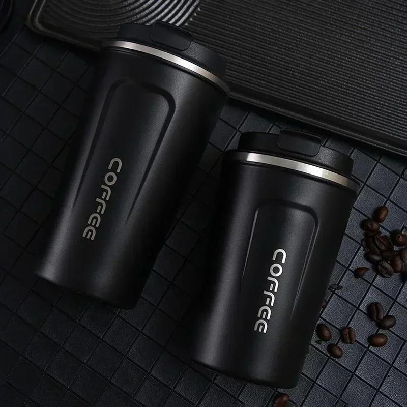 380/510ML Stainless Steel Coffee Mug Leak-Proof Travel Thermo Cup Vacuum Flask Insulated Cup Office Cup
