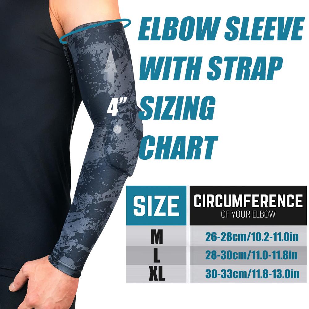 1Pcs Arm Elbow Forearm Sleeves for Workout,Honeycomb Crashproof Arm Elbow Pads for Youth Adult Sports Football Basketball Hiking