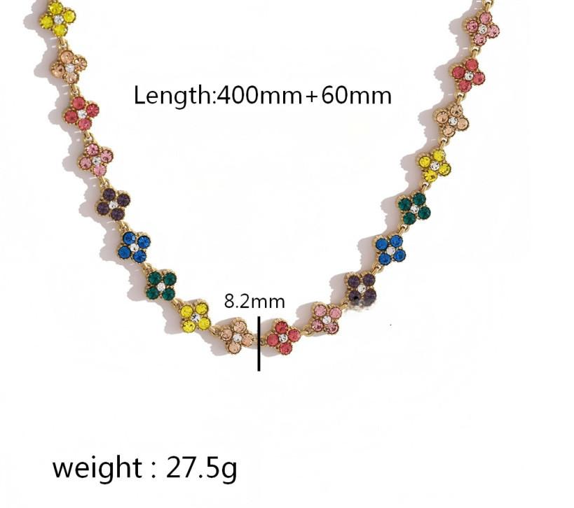 Four Leaf Clover Necklace And Bracelet Set With Zirconia And Stainless Steel For Elegant Casual Wear