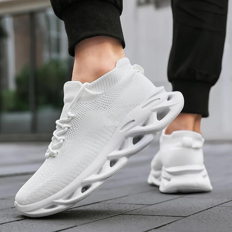 Men Sneakers 2025 ,Designer Autumn Male Casual Footwear ,Breathable Mesh Shoes Fashion Anti Slip Fabric Beige Man Big Size 45 46