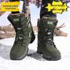 Camouflage Couple Snow Boots: Warm, Cold-Proof, Plus Velvet for Outdoor Hiking and Mountaineering.