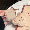 Plush Bear Pendant Protector for Apple Airpods 1 2 3 Wireless Earphone Silicone Protector for Airpods Pro 2 Earphone Soft Case