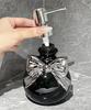 Cute Bow Shaped Soap Dispenser Bathroom, Shower Hand Sanitizer, Ceramic Soap Dispenser Lotion/shampoo Pump Bottle