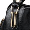 Vintage Soft Leather Handbag Women's Commuter Multi-Layer Large Capacity Shoulder Crossbody Bag