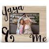 FONDCANYON Yaya and Me Picture Photo Frame, Yaya Gifts Picture Frame, Grandma Frame, Grandma Picture Frame, Yaya Mother’s Day Gifts from Grandkids