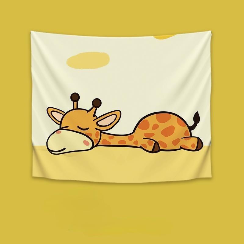 Cute Cartoon Bear Tapestry Bohemian Room Decoration Style Tapestry Essential Wall Cloth Tapestry for Dormitory Rooms