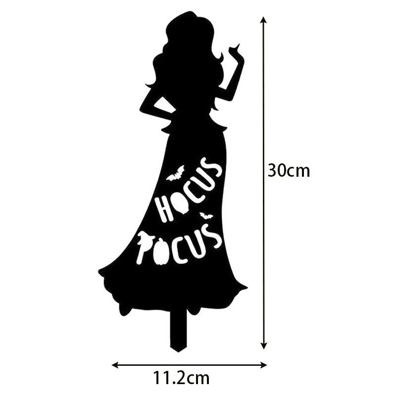

Halloween Witch Yard Decor: Outdoor Courtyard Ground Prop for Festival Arrangements