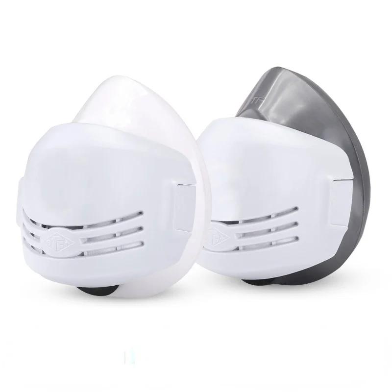 Dust Mask +20pcs Filter Cotton Respirator Half Face Dust-proof Mask Anti Industrial Construction Dust Haze Fog Safety Gas Mask