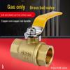 Verdicktes Vollkupfer-Kugelhahn für Gas, Hauptschalter, 1/2", 3/4", 1" Rohrleitungsarmaturen