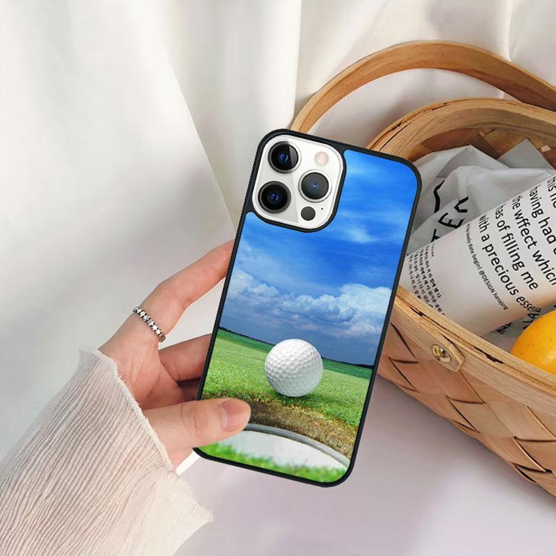 Sport Golf Ball Course Field Phone Case For iPhone 17 Air 16 15 14 11 12 13 Pro  MAX Plus coque Cover Shell