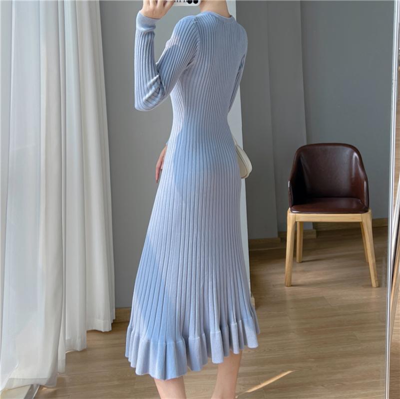 Hotel Kalinga Powder Blue Pencil Dress Hotel Kalinga Knitted