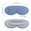 Sleep Mask USB Heated Eye Heating Mask Hot Steam Compress Eyes Cover Sleeping Electrical Temperature Control Blindfold