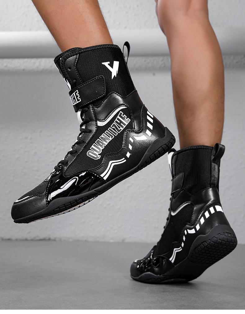 Men's Professional Boxing and Wrestling Shoes