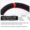 13'' Racing Steering Wheel 330mm - Universal Flat Design, Aluminum+PVC for Drift, Real Car, PC Simulator, Cockpit Gaming
