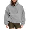 New Autumn and Winter Styles, Solid Color, Hooded, Plush, Pet Bag, Loose Fit, Pullover, Hoodie, Women's