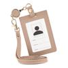 Dockii ID Card Holder, Vertical, Employee ID Card Case, for Women and Men, Neck Strap, Double-Sided, Extendable Reel, Name Holder, Pass Case,