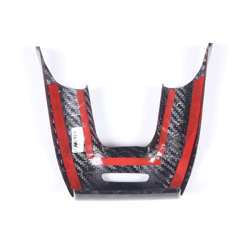 Real Carbon Fiber Car Styling Steering Wheel Decorative Frame Panel Cover Trim For Lamborghini URUS 2018-2026 Car Accessories