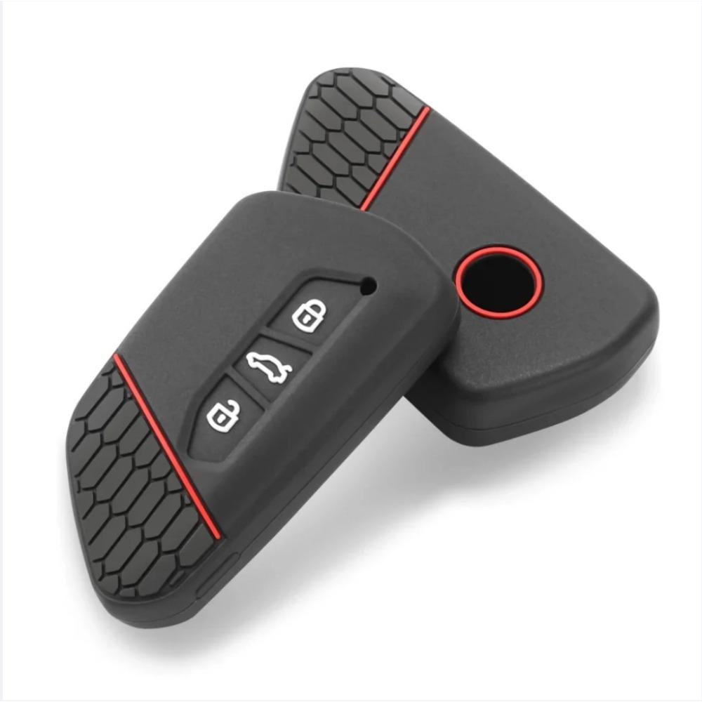 New Car Key Case Cover For Vw Volkswagen/Golf 8 Mk8 Id.3 Id.4 /Cupra/Skoda/Octavia A8/Seat/Leon Mk4  /Formentor/Tarraco