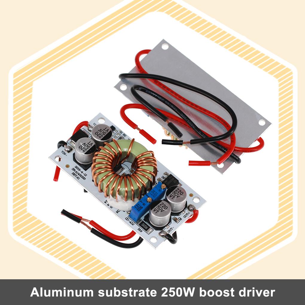 Professional 10A Adjustable Stepup Module Laptop Lamp Boost Board Power Supply Voltage Converter Electronic Component
