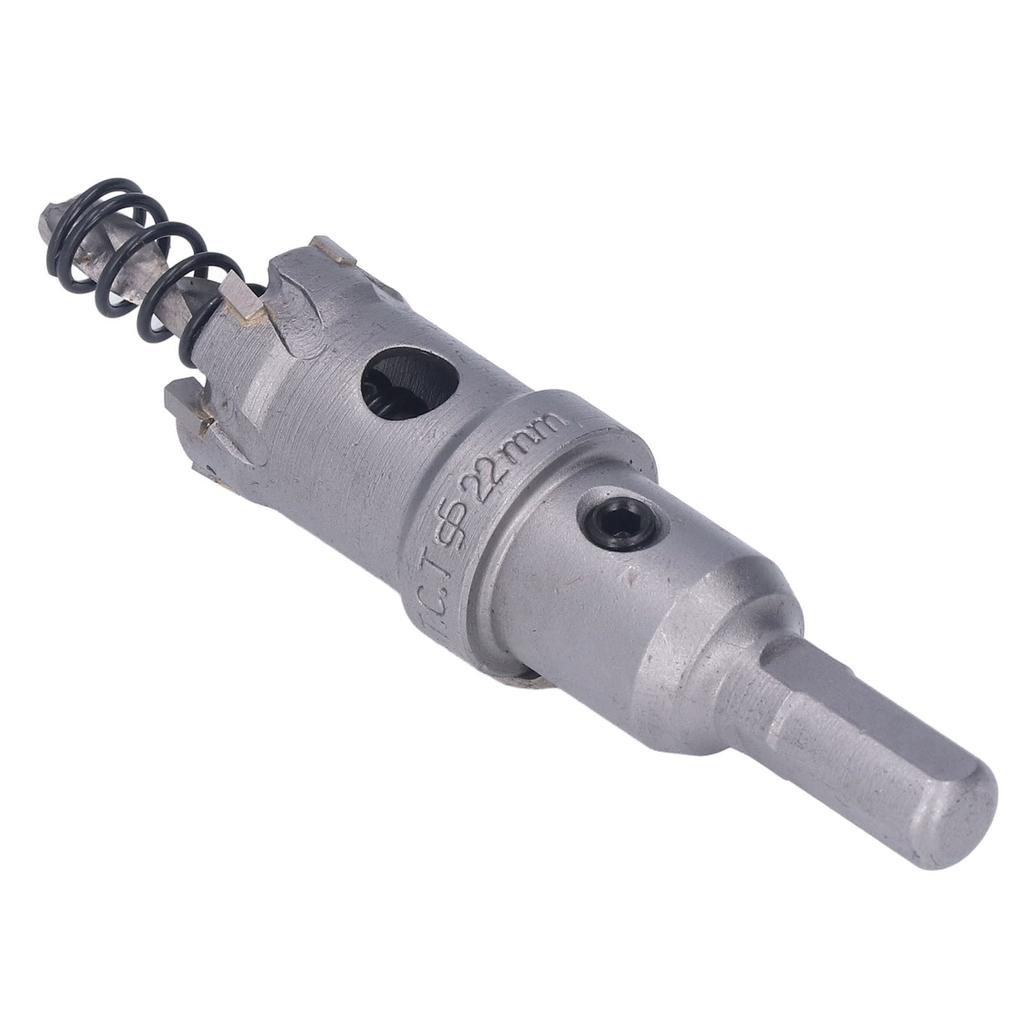 Trusă de carotaj din carbură TCT cu dinți groși din metal cu cheie hexagonală pentru carotaj 22 mm 0,9 inch